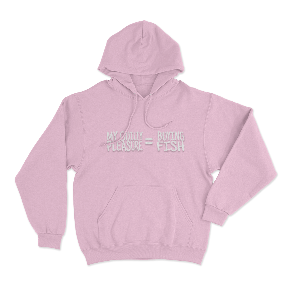 My Guilty Pleasure Buying Fish Unisex Hoodie Pink My Guilty Pleasure Buying Fish Unisex Hoodie Pink