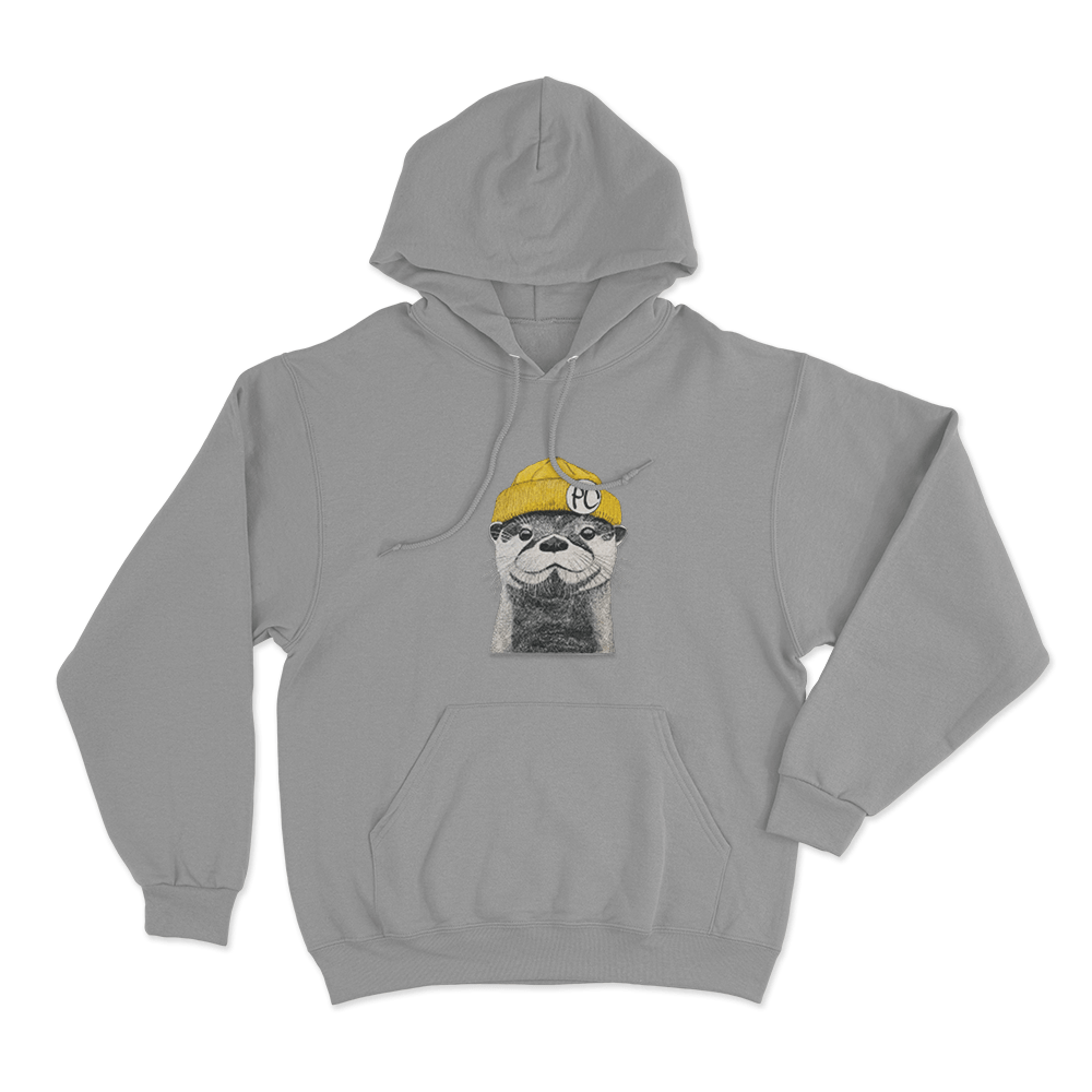 Otter Lover Unisex Hoodie Grey Otter Lover Unisex Hoodie Grey