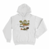 Predatory Fish Unisex Hoodie White